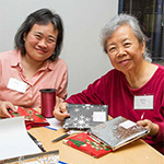 WI members holding gifts 