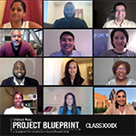 Project Bleprint participants on Zoom call